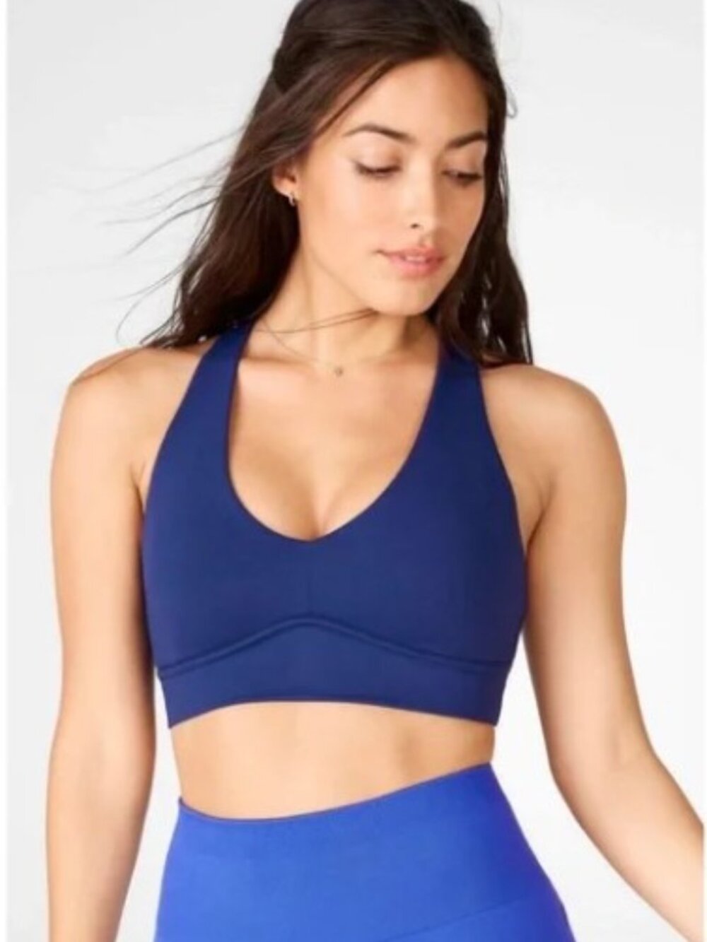NEW Fabletics All Day Every Day Sports Exercise Bra Size Small In Blue